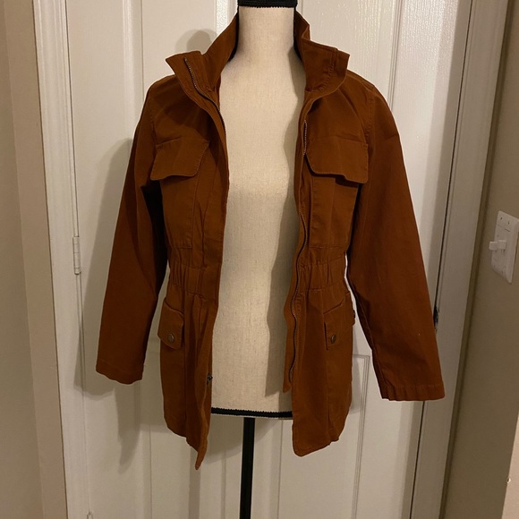Banana Republic Rust/Brown Utility Jacket M NWT - Picture 3 of 5